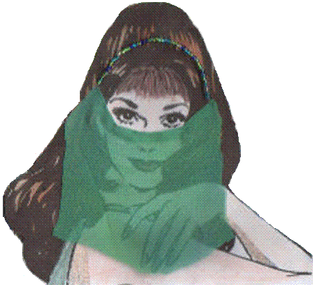 Picture - Woman in a Veil